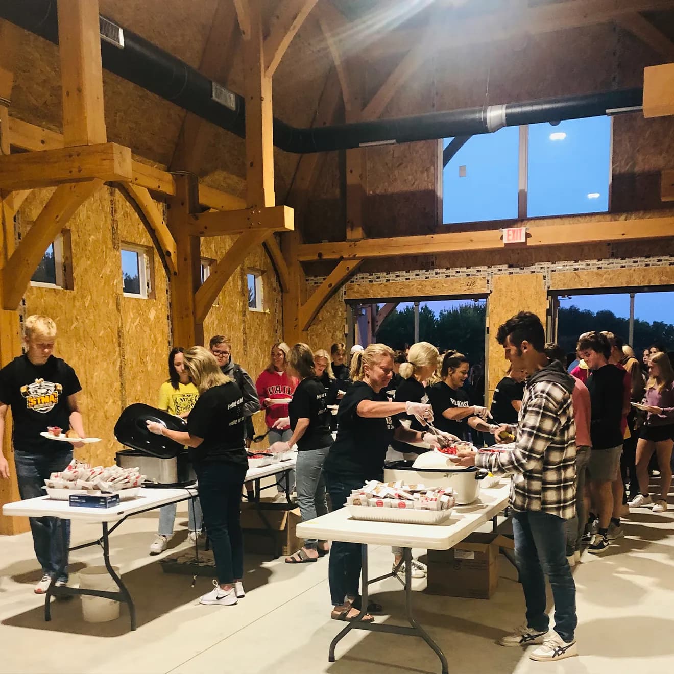 The first Breakfast Club in the new barn, September 30, 2021 (1)